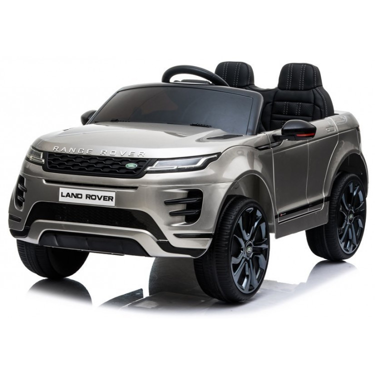 Elektrické autíčko Ranger Rover Evoque - strieborné - lakované